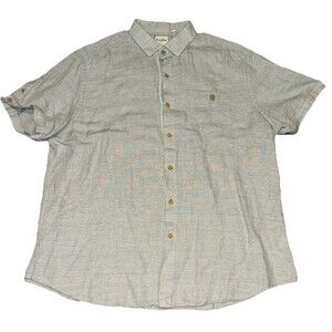 Murano Baird McNutt Shirt Mens XL 100% Linen Button Up